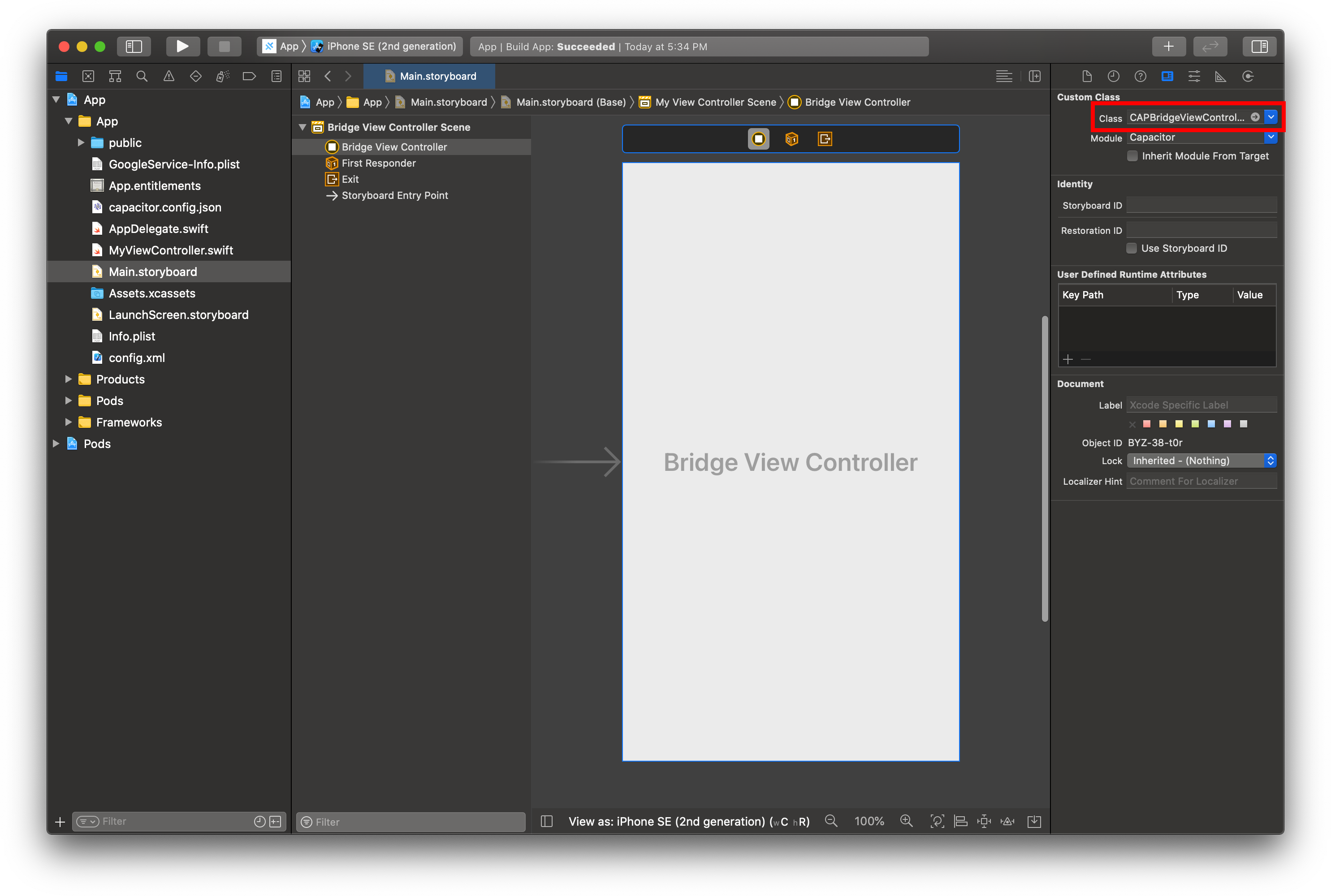   在 Xcode 中编辑 Storyboard