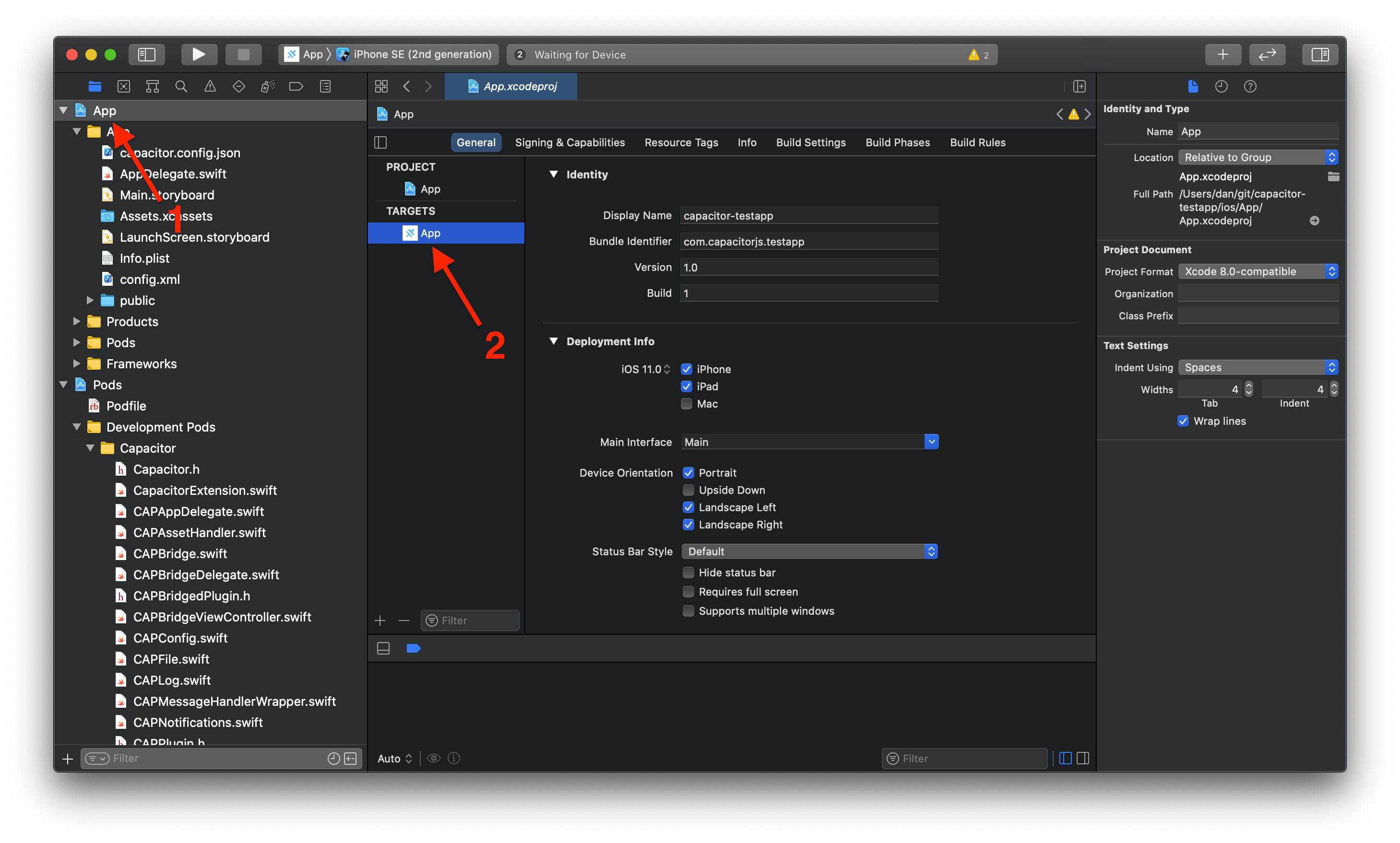 Xcode 目标